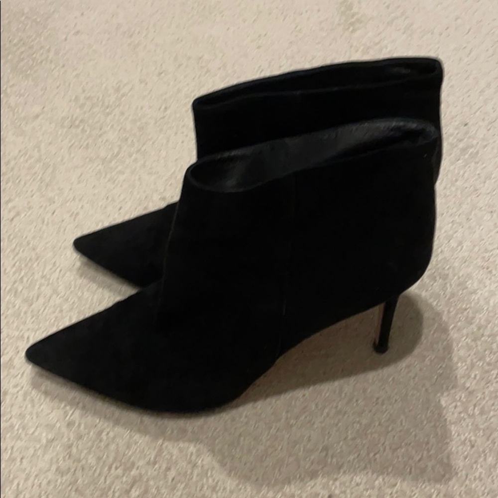 Gianvito Rossi suede black heeled boots
